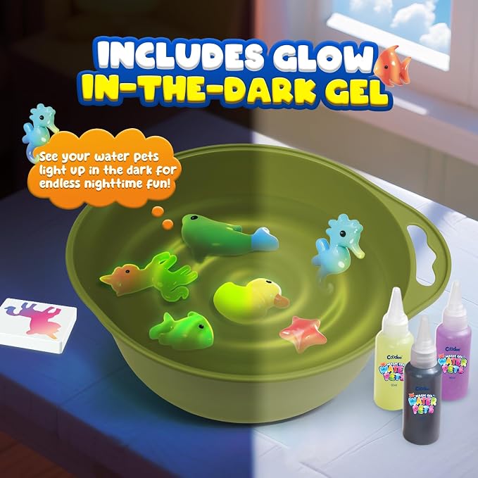 Magic Water Elf Craft Kits, Squishy Toys Arts and Crafts for Kids Girls | Squishy Making Kit, DIY Squishies Water Pets, Toddler Kids Toys Birthday Boys Girl Gifts, Crafts for Kids Ages 3 4-6 4-8 8-12