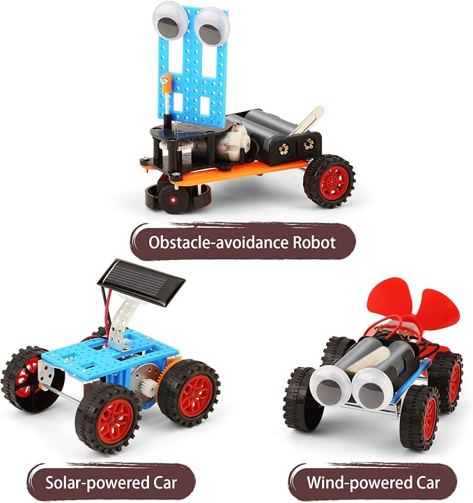 STEM Kits for Kids Science Experiment, Toy Crafts for Boys Birthday Gifts | Science Kits for Kids, STEM Toys, Robot Building Kits for Kids Engineering Projects, Electronic Robotics Activities