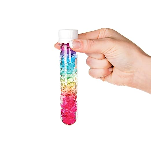 Steve Spangler Science Large Plastic Test Tubes with Caps, 15-Pack | Ages 5+, Kindergarten+, Chemistry Set for Kids, STEM Projects, Educationals