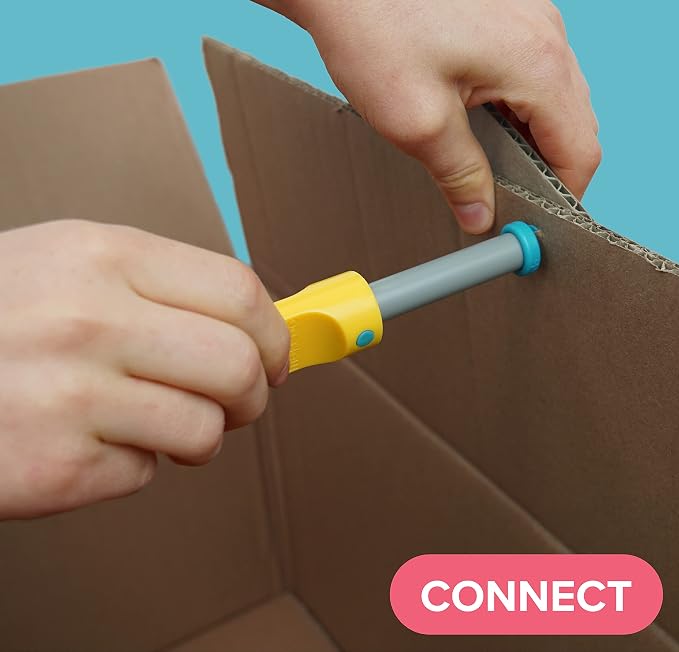 Makedo SCRU Combo 160 | 160 Piece Mix, SCRU & SCRU+ for Kids Age 4+ | Perfect for Classroom STEM and STEAM Learning | STEM + STEAM Educational Toys for Kids | At Home Play + Classroom Learning | For Boys and Girls Age 4+