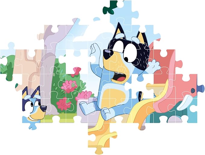 Clementoni - 27171 - Supercolor Puzzle Bluey - 104 Pieces - Jigsaw Puzzle for Kids Age 6 - Made in Italy