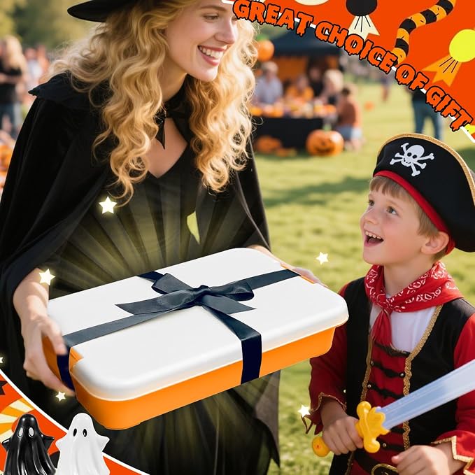 Bbiamsleep Halloween Sensory Bin, 141 Pcs Halloween Sensory Bin Filler | Halloween Sensory Bin Items, Halloween Sensory Kit with Sandboxes Accessories