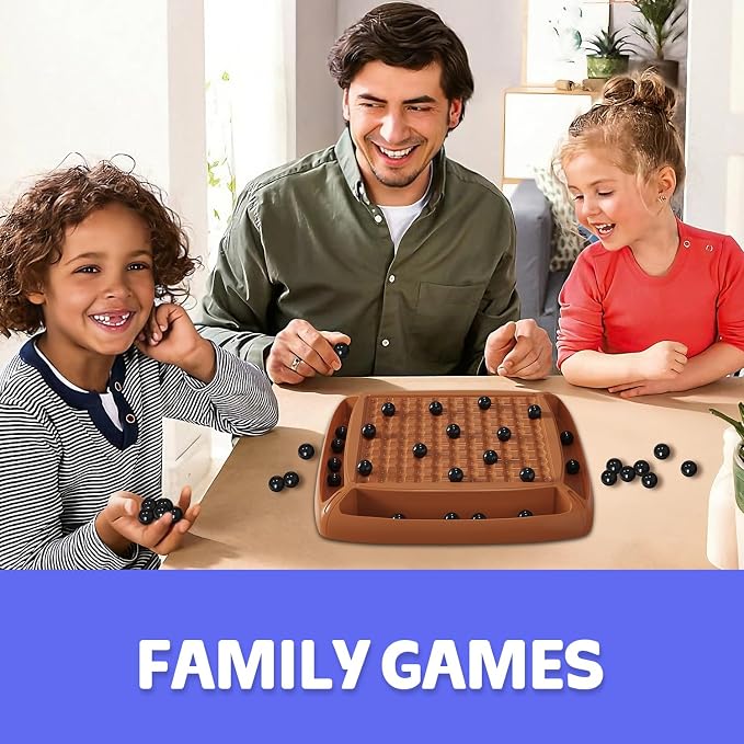 Magnet Game, Family Games for Kids and Adults, Board Games for Kids 8-12, Magnetic Games Ideal for Family and Friend Game Night, 2-4 Players, ChristmasGifts for Grandkids Teen Boys Girls (28pcs)
