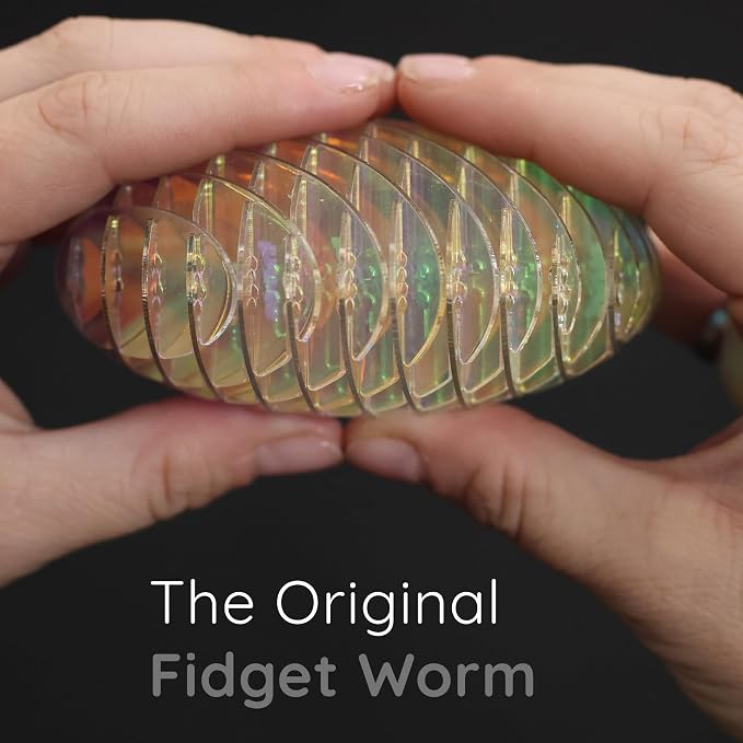 Morf Worm 3D Sensory Figgy Fidget Toy, Unicorn, Small | Quiet Fidget Toy: Sensory Figgy toy for focus and stress relief; satisfying tactile play for classrooms, desks, and travel
