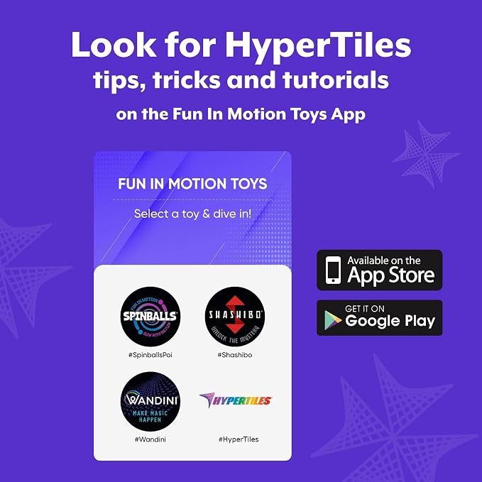 HyperTiles Hyperbolic Building Toy - 3" x 3" STEM Educational 3-Dimensional Adventure: 48 Tiles & 80 Connectors for Logic & Creativity - Infinite Shapes that Flex and Hinge - by Fun In Motion Toys