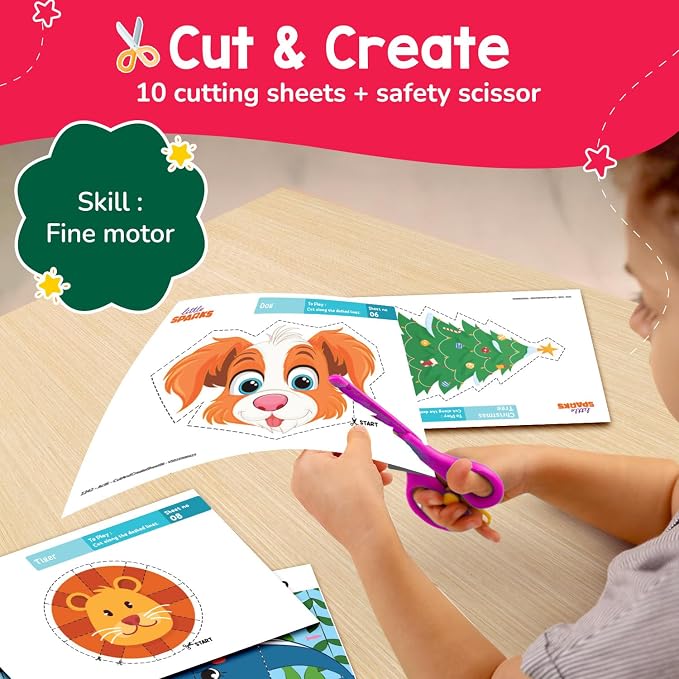 Smartivity Montessori Busy Box for Kids 3-6 Years | 7-in-1 Preschool Kit for Vocabulary, Counting, Alphabet & Motor Skills | Educational Birthday Gift for Kids