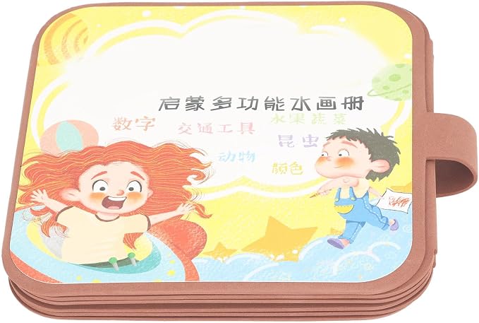 Logic Thinking Silent Sticker Book with Long Life Ideal for Shape and Color Recognition, Radiation-free Material, Early Education