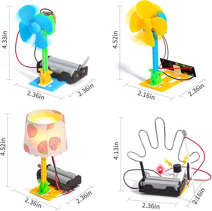 STEM Science Kits for Kids Crafts Age 8-12, STEM Toy Circuits Experiments | Engineering Projects for Classroom Activity 8-10 8-13 2nd, 3rd, 4th, 5th Grade, Gift for 8 9 10 Year Old Boys Birthday Gifts