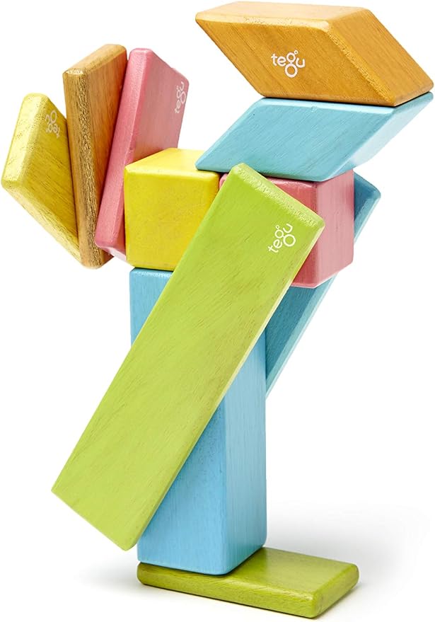 Tegu Wooden Tints Set, Assorted, 14 Pieces (TEG14PTNT306T)