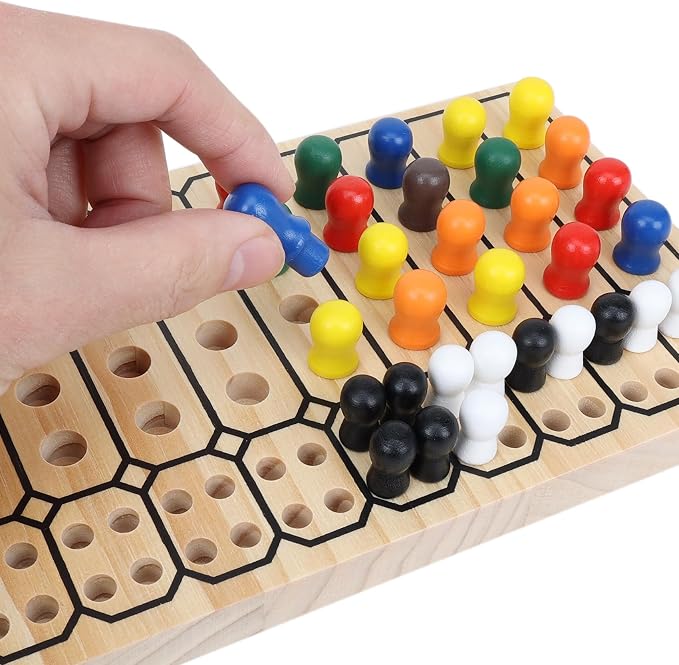 GOTHINK Code Breaker Board Game - Wooden Strategy Game of Codemaker vs. Codebreaker - 2 Player Battle of wits, Color Brain Game - 140 Pegs STEM Toys Gift for Kids 6+ Ages and up - Family Games