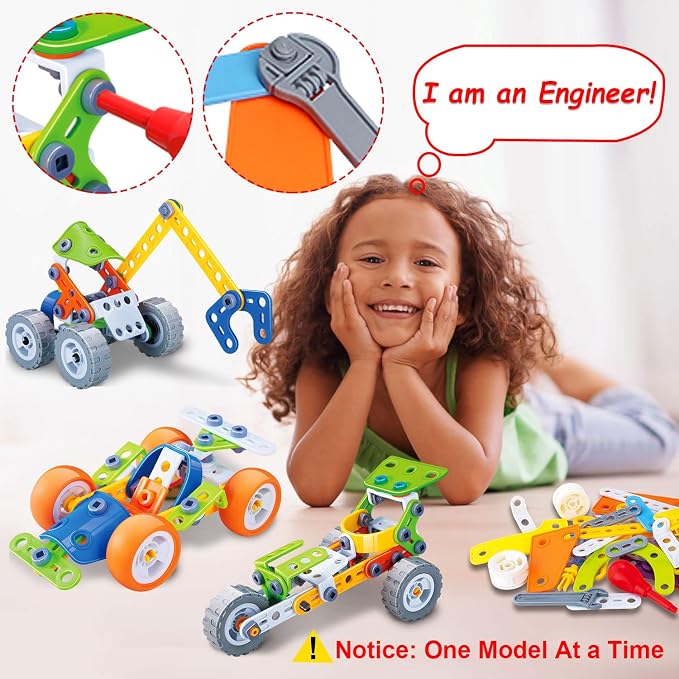 Tsomtto 10 in 1 STEM Toys for 4 5 6 7 8+ Year Old Boy Girl Birthday Gifts | Building Toys Stem Kits Activities for Kids Ages 4-8 5-7 6-8 Educational Learning Boy Toys Age 3-5 4-6 8-10 Engineering Games