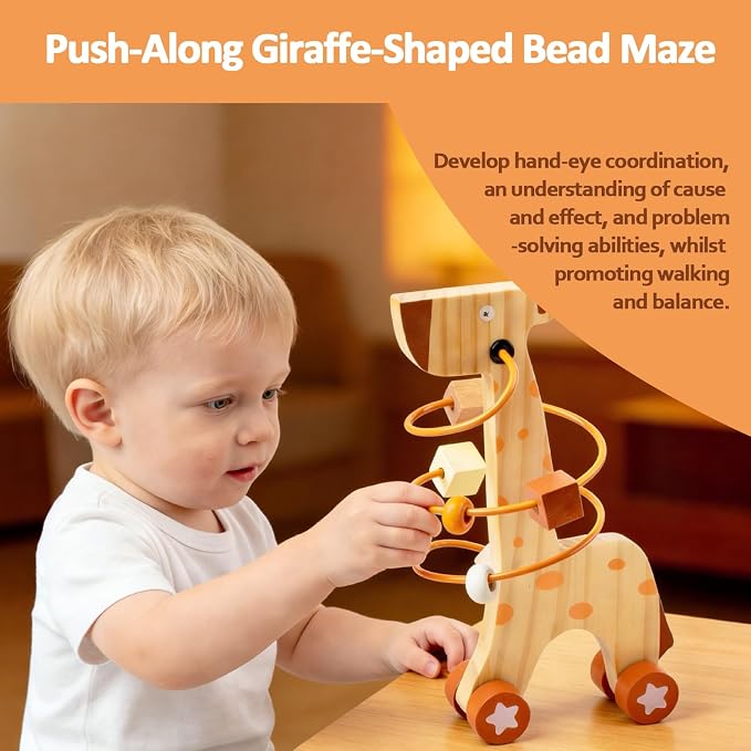 Wooden Montessori Toys,Montessori Baby Blocks Toy for 12-18 Months,Shape Sorting,Xylophone,Development Toys for Girls Boys Birthday Chiristmas Gifts