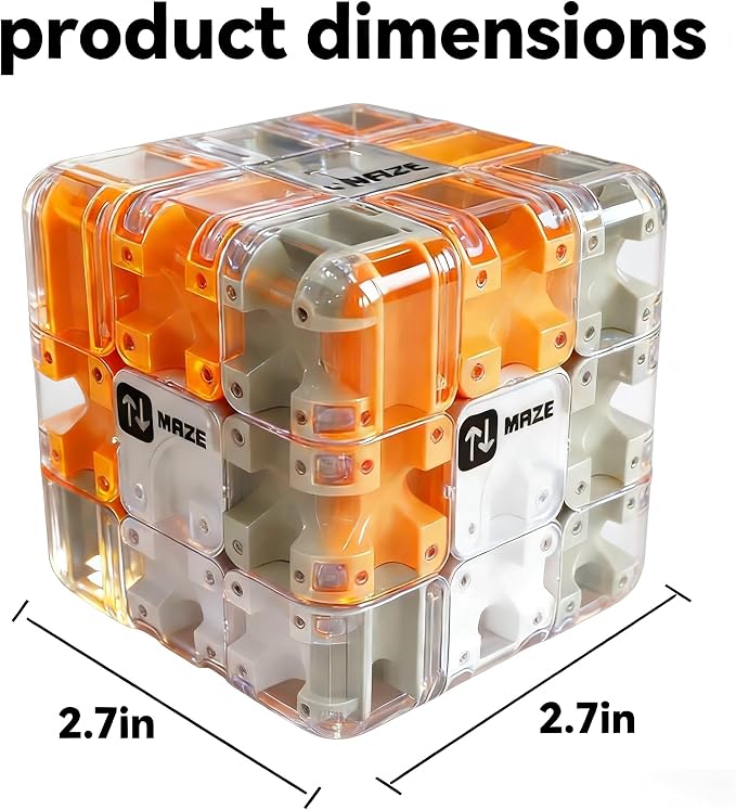 3D Cube Puzzle for Kids, Color-Match Puzzle Game, Engaging Brain Teaser Toy, Educational Focus Game Gift for Kids