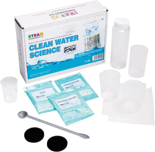 Fun Express STEAM Water Science Kit - Discover & Explore Water Purification with Engaging Experiments for Kids