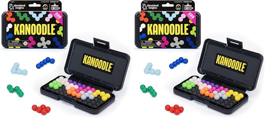 Educational Insights Kanoodle - 3D Brain Teaser Puzzles for Kids, Spatial Puzzle Games for Adults, Teens and Kids, Problem Solving Toys and Logic Puzzles, Single Player Games (Pack of 2)