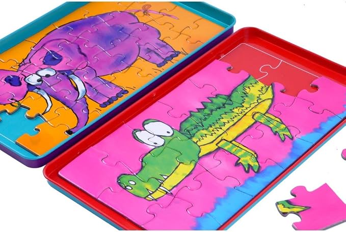 The Purple Cow Magnetic Game Box for Kids & Adults - Magnetic Puzzle Box -Improve Fine Motor Skills & Encourage Spatial Perception - Ideal for Travel