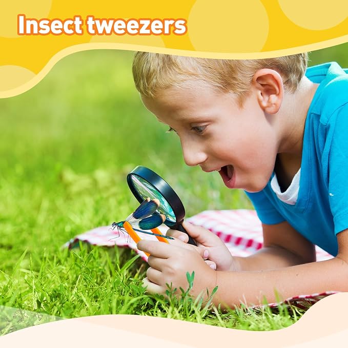 20 PCS Sensory Bin Tools Toddler Plastic Tweezers Fine Motor Toys Experiments Toy Plastic Tweezers for Kids (20)