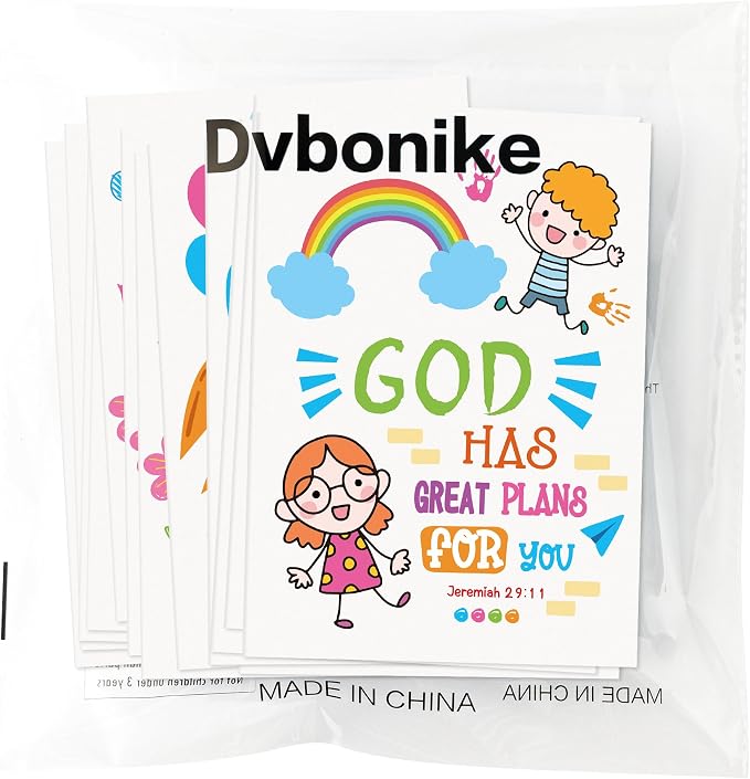 Dvbonike 48Pcs Religious Coloring Books Bible Verses DIY Color-in Pages | Drawing Booklet Bulk, Christian Theme Artwork, Holiday Activity, Sunday School Supplies, Classroom Reward, Party Favor, Gift