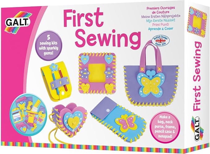 Galt Toys, First Sewing Kit for Kids, Learn to Sew DIY Craft Kit, Ages 5+