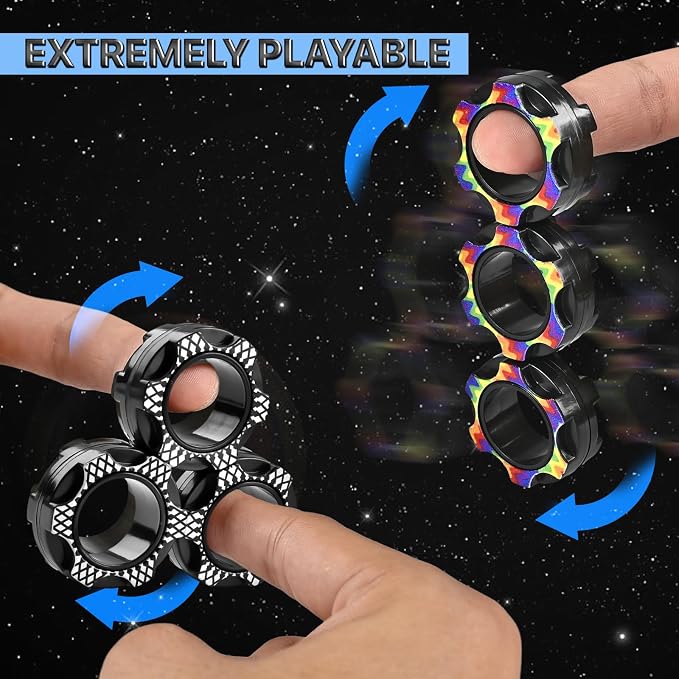 5PC Fidget Toys Adults Set Fidgets for Classroom Must Have Autism Sensory Pack Figette Cube ADHD Special Treasure Prize Tool Stress Relief Desk Cool Gadget for Kid Easter Basket Stuffers for Teen Boys