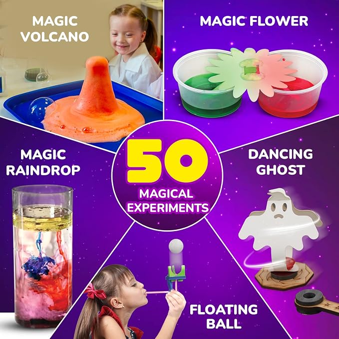 Smartivity Magic Science Kit for Kids Ages 4, 5, 6, 7, 8 Years | 50+ Amazing Science Experiments I Birthday Gifts for Boys & Girls | I Educational Toy for Kids Age 4-8 Years Old | 50+ Amazing Science Experiments | Educational STEM Toy | Birthday Gift f...