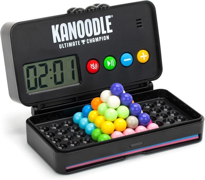 Educational Insights Kanoodle Ultimate Champion - 3D Brain Teaser Puzzles for Kids, Spatial Puzzle Games for Adults, Teens and Kids, Problem Solving Toys and Logic Puzzles, Single Player Games
