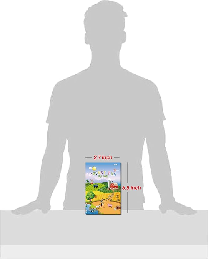 GRANDLMOON Magnetic Portable Playboard Farm Life (58 Pcs)