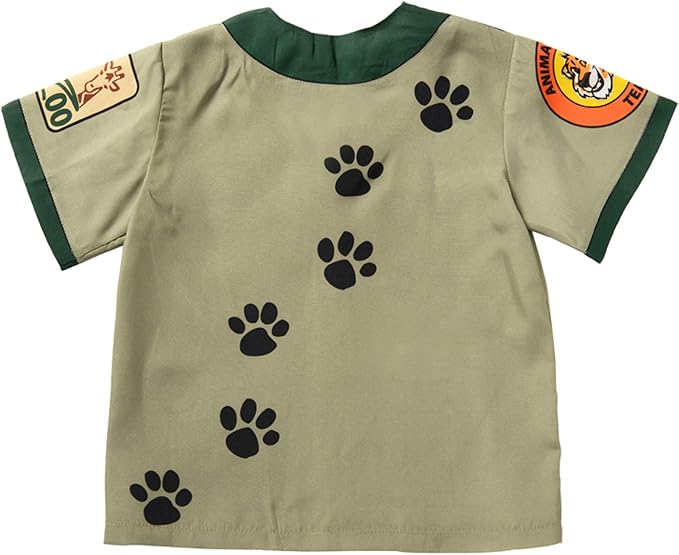 Aeromax My 1st Career Gear Zoo Keeper Top Green, One Size
