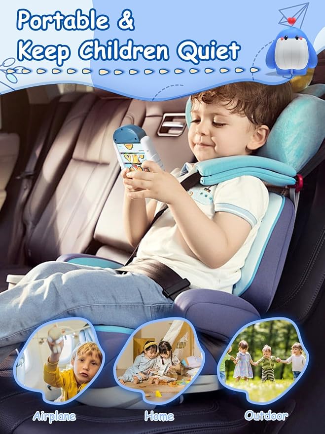 16-Piece Rotating Puzzles for Kids 4-6, Toddlers Puzzles 3+, Road Trip, Airplane Activities Game, Travel Toys - Brain Teaser, Fine Motor Skills, Birthday Gifts Boys & Girls