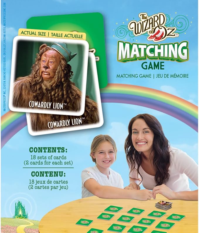 MasterPieces Kids Games - The Wizard of Oz Matching Game - Game for Kids and Family - Laugh and Learn