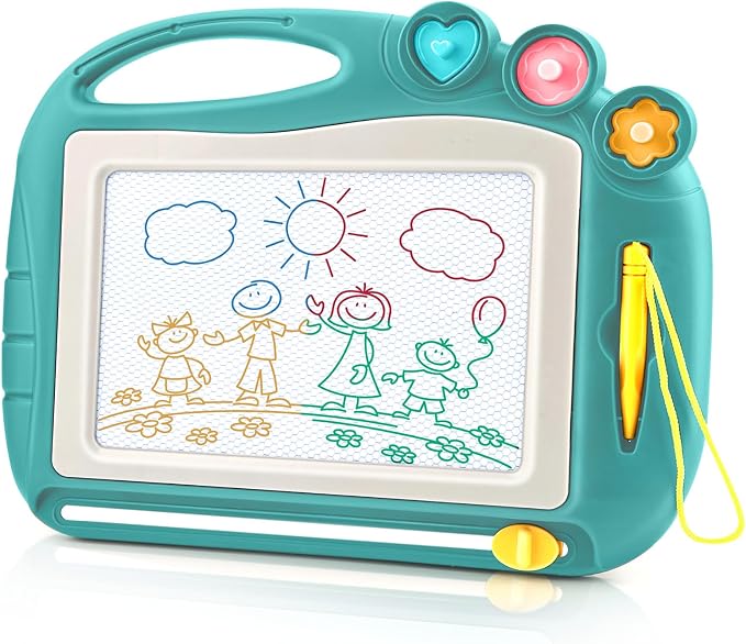 Magnetic Drawing Board, Toddler Toys for Age 3 Boys Girls, Toddler Drawing Board, Birthday Easter Christmas Halloween Kids Toy Gifts for Boys and Girls