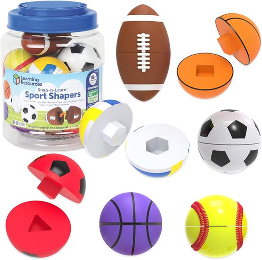 Learning Resources Snap-n-Learn Sports Shapers