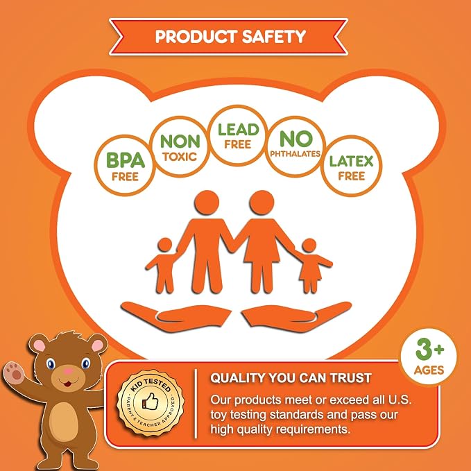 Cute & Cuddly Counting Bears - Sort, Count, Match & Play with 48pc + eBook | Sort, Count, Match & Play, 48pc, eBook