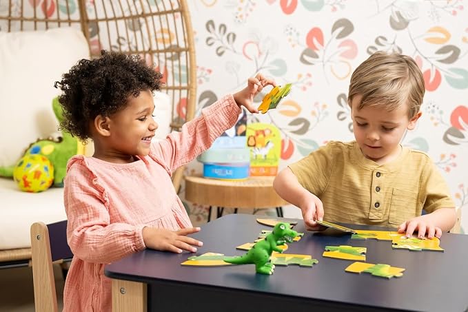 Crocodile Creek Easter Chick Egg Mini Puzzle – 12 Piece Toddler Puzzle for Kids Ages 2+ – Easter Basket Stuffer & Spring Activity