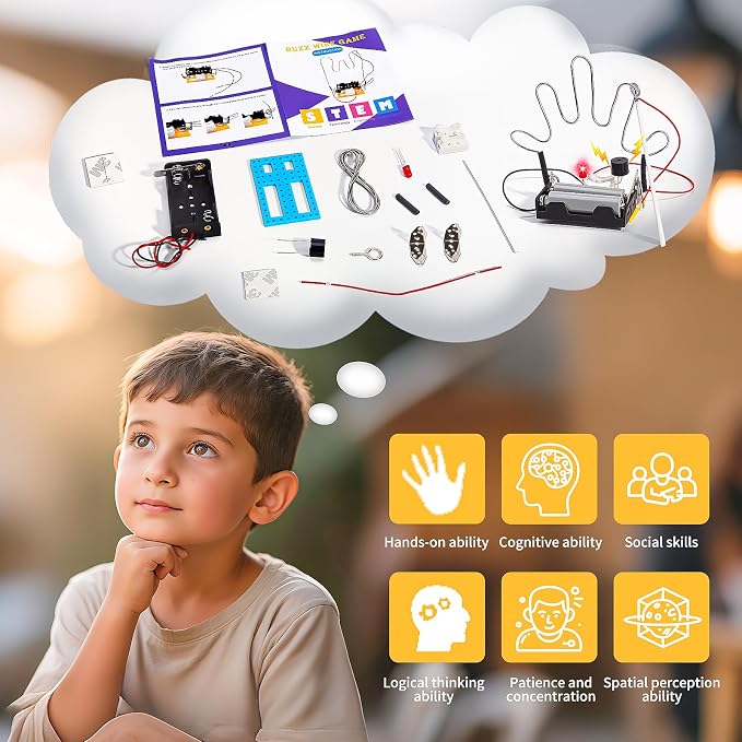 STEM Science Kits for Kids Crafts Age 8-12, STEM Toy Circuits Experiments | Engineering Projects for Classroom Activity 8-10 8-13 2nd, 3rd, 4th, 5th Grade, Gift for 8 9 10 Year Old Boys Birthday Gifts