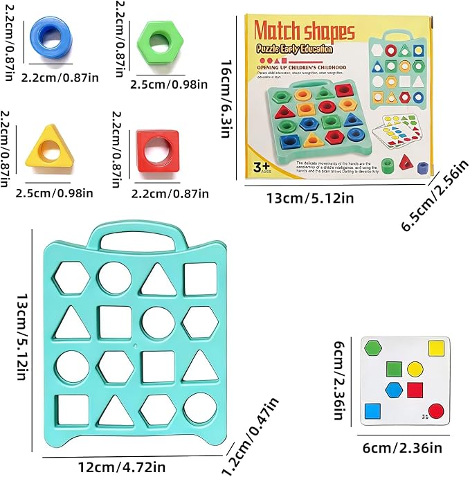 Educational Sorting Toys for 3+ Year Old Boys Girls