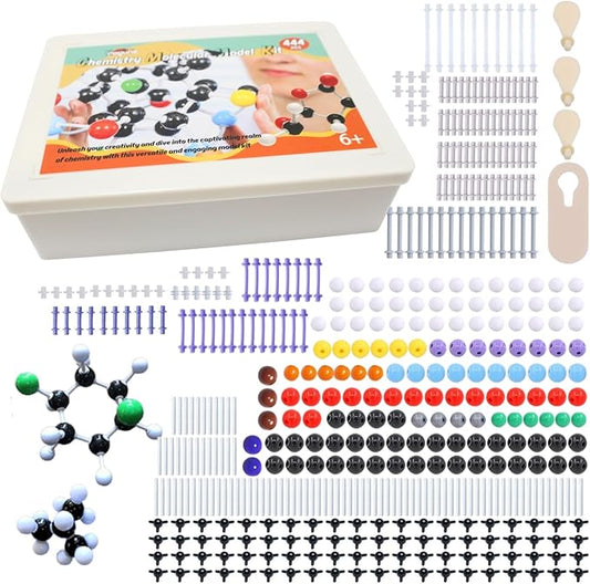 Chemistry Molecular Model Kit, w/C60, Atoms, Bonds, Molecular Structures Building Kit for Chemistry Learning, STEM Science Kits for Student or Teacher,Young Scientists