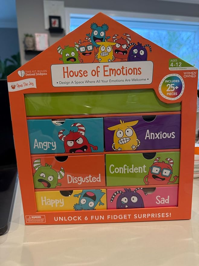 Open The Joy House of Emotions – Kids SEL DIY Emotional Craft Kit