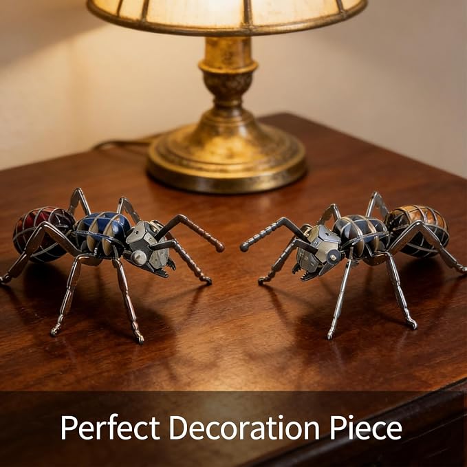 3D Acrylic Insect Puzzle DIY Bug Model Kit Animal STEM Gift | Building Kits Crafts Figurine Sculpture Nature Decoration Educational Display Toys for Kids Teens and Adults ( Ant)