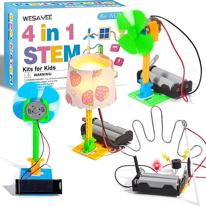 STEM Science Kits for Kids Crafts Age 8-12, STEM Toy Circuits Experiments | Engineering Projects for Classroom Activity 8-10 8-13 2nd, 3rd, 4th, 5th Grade, Gift for 8 9 10 Year Old Boys Birthday Gifts