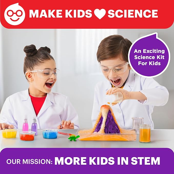 Doctor Jupiter My First Science Experiments Kit for Kids Ages 4+ | Birthday Gift Ideas for Boys & Girls 4, 5, 6, 7, 8 Year Olds, Science Kits for Kids Ages 5-7, STEM Educational Toys