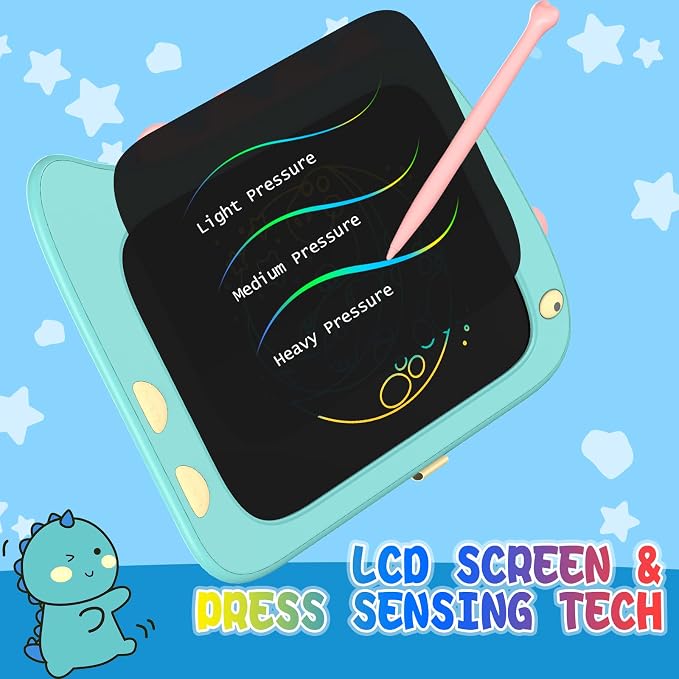 8.5 Inch Doodle Board Drawing Tablet - Dinosaur Toy Gift for Kids 3-7 Years Old