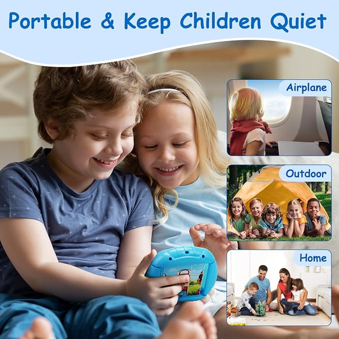 3D Rotating Puzzles for Kids 3 4 5 6 7 8 Year Old, 4 Puzzles in 1, Toddler Toy for Travel, Car, Airplane, Road Trip Activities, Fine Motor Skills, Fidget, Boys & Girls Gifts