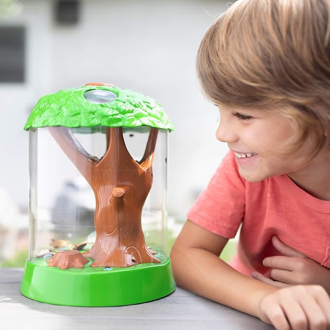 Educational Insights GeoSafari Ladybug Garden - Ladybug House with Live Ladybugs, Bug Catching Kit, Terrarium Kit for Kids & Toddlers, Bugs for Kids, At Home STEM Bug Habitat for Boys & Girls Ages 3+