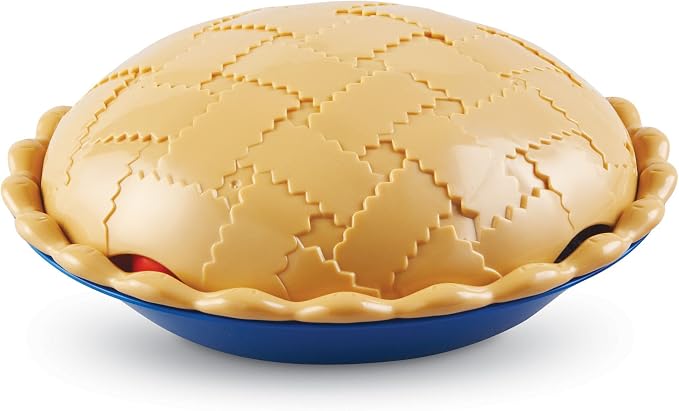 Learning Resources Super Sorting Pie - Sorting and Matching, Fine Motor Skills, Food Toys, Color Recognition, Counting Game, Preschool, Toddler Math Manipulatives, Gifts for Boys and Girls