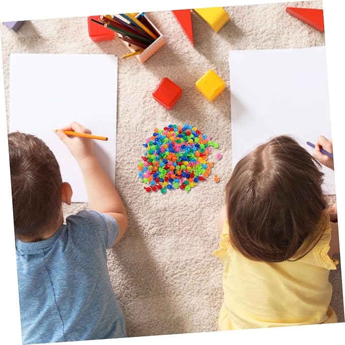 Totority DIY Mushroom Nail Toys 592pcs Puzzle Nails Boys and Girls Pegboard Fine Motor Development Educational Building Bricks Safe Sturdy Construction