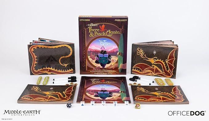 Asmodee The Hobbit: There and Back Again Board Game - Competitive Story-Driven Strategy Game, Thrilling Family Adventure for Kids & Adults, Ages 10+, 1-4 Players, 30 Minute Playtime | Competitive Story-Driven Strategy Game, Thrilling Family Adventure f...