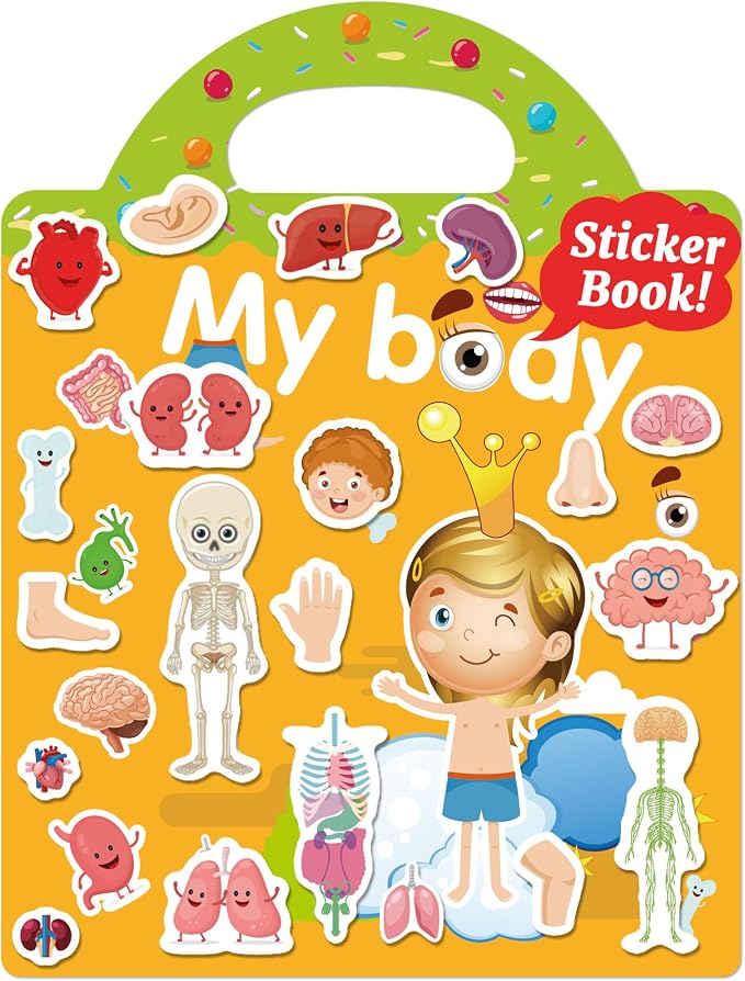 Benresive Reusable Sticker Book for Toddlers, Travel Stickers for Kids | Toddler Travel Activities Toys, Birthday Gifts for Boys & Girls, Airplane Travel & Road Trip Essentials Kids