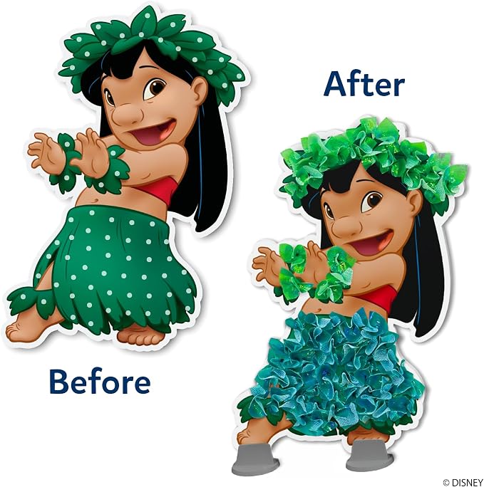 Skillmatics Poke-in Art – Lilo & Stitch, Wood Craft Kit, Gift for Kids | DIY Mess-Free Room Decor, Fine Motor Skills, Screen-Free Fun, Travel Activity, Girls & Boys Ages 4, 5, 6, 7, 8, 9