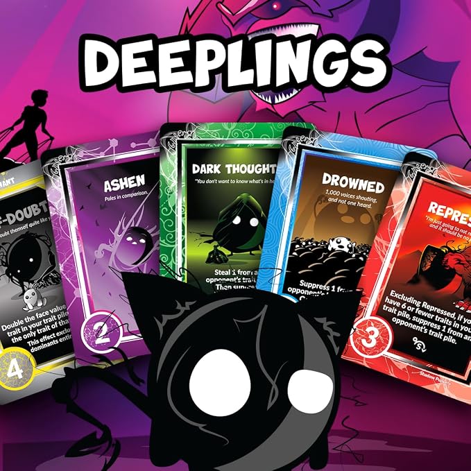 Shadow Puppets Bolster Expansion for Doomlings - Introducing 40 New Cards & Four Haunting New Species of Doomlings: Deeplings, Glitterlings, Moonlings, and Fuzelings